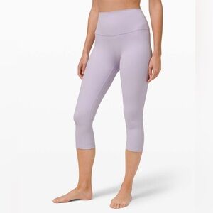 Lululemon Align Crop 21" in Lavender Dew